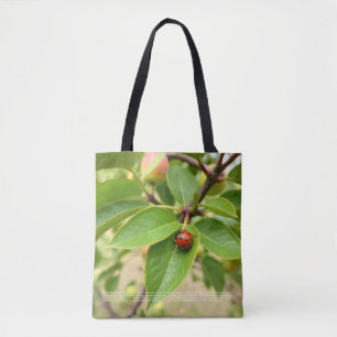 Glücklicher Marienkäfer Tasche