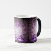 Glücklicher meditierender Buddha Verwandlungstasse (VorderseiteRechts)