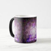 Glücklicher meditierender Buddha Verwandlungstasse (Vorderseite Links)