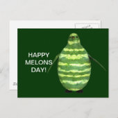Glücklicher Melonentag! Postkarte (Vorne/Hinten)