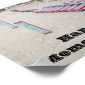 GLÜCKLICHER MEMORIALTAG POSTER (Ecke)