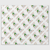 Glücklicher Mensch draußen Geschenkpapier (Flach)