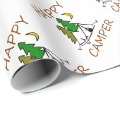 Glücklicher Mensch draußen Geschenkpapier (Rolleneckpunkt)