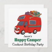 Glücklicher Mensch….! Einladung (Vorne/Hinten)