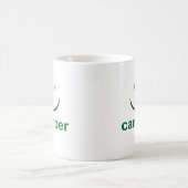 Glücklicher Mensch Kaffeetasse (Mittel)