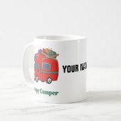 Glücklicher Mensch Kaffeetasse (Vorderseite Links)