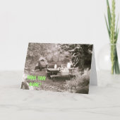 Glücklicher Mensch Karte (Vorderseite)