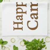 Glücklicher Mensch Küchentuch (Gefaltet)