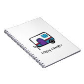 Glücklicher Mensch Notizblock (Rechte Seite)