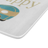 Glücklicher Mensch Schneidebrett (Ecke)