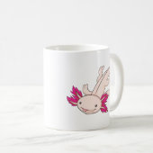 Glücklicher mexikanischer Axolotl Kaffeetasse (VorderseiteRechts)