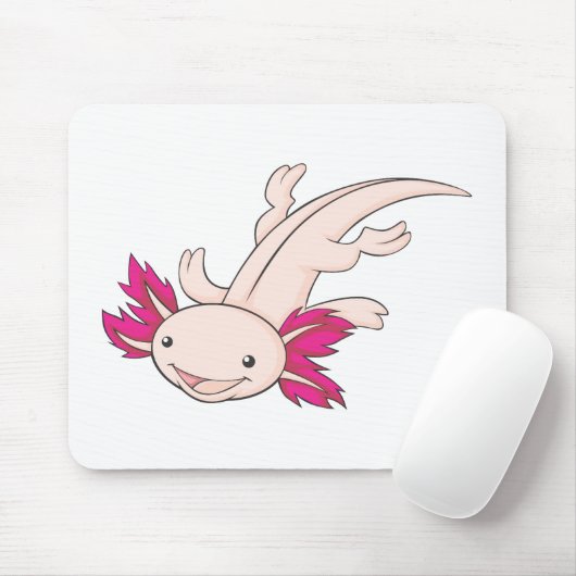 Glücklicher mexikanischer Axolotl Mousepad (Mit Mouse)