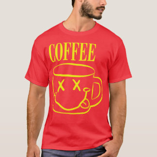 Glücklicher Montag Grunge-Kaffee T-Shirt