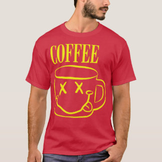Glücklicher Montag Grunge-Kaffee T-Shirt