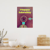 Glücklicher Montag Lustig Poster (Küche)