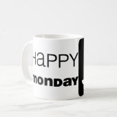 Glücklicher Montag-Spaß! Kaffeetasse (Vorderseite Links)