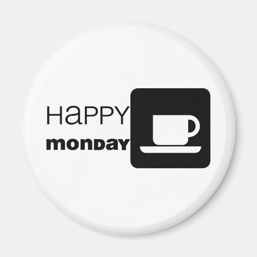 Glücklicher Montag Spaß! Magnet (Vorne)