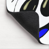 Glücklicher Musik-Schlüssel Mousepad (Ecke)