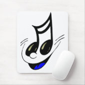 Glücklicher Musik-Schlüssel Mousepad (Mit Mouse)