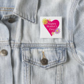 Glücklicher Mutter-Tag Button (Beispiel)