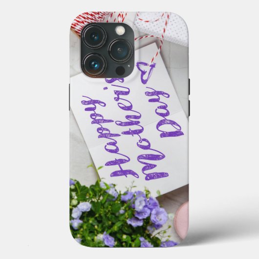 GLÜCKLICHER MUTTER-TAG Case-Mate iPhone HÜLLE (Rückseite)