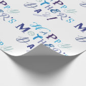 GLÜCKLICHER MUTTER-TAG! GESCHENKPAPIER (Ecke)