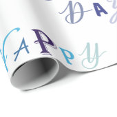 GLÜCKLICHER MUTTER-TAG! GESCHENKPAPIER (Rolleneckpunkt)