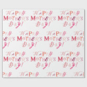 GLÜCKLICHER MUTTER-TAG GESCHENKPAPIER (Flach)