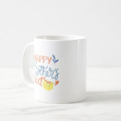 GLÜCKLICHER MUTTER-TAG KAFFEETASSE (Vorderseite Links)