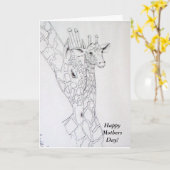 Glücklicher Mutter-Tag Karte (Gelbe Blume)