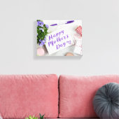GLÜCKLICHER MUTTER-TAG LEINWANDDRUCK (Insitu (Wohnzimmer))