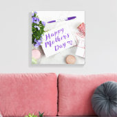 GLÜCKLICHER MUTTER-TAG LEINWANDDRUCK (Insitu (Wohnzimmer))