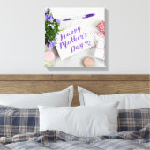 GLÜCKLICHER MUTTER-TAG LEINWANDDRUCK (Insitu (Schlafzimmer))