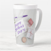 GLÜCKLICHER MUTTER-TAG MILCHTASSE (Rechte Ecke)