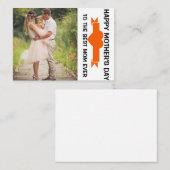 GLÜCKLICHER MUTTER-TAG MITTEILUNGSKARTE (Vorne/Hinten)