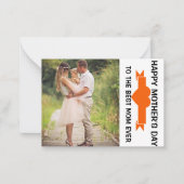 GLÜCKLICHER MUTTER-TAG MITTEILUNGSKARTE (Vorderseite)