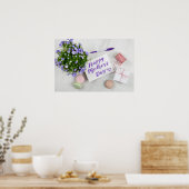 GLÜCKLICHER MUTTER-TAG POSTER (Küche)