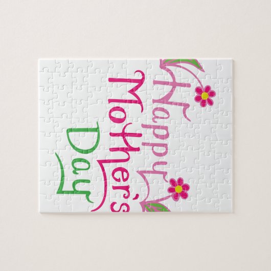 Glücklicher Mutter-Tag Puzzle (Horizontal)