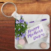 GLÜCKLICHER MUTTER-TAG SCHLÜSSELANHÄNGER (Vorderseite)
