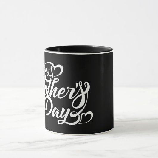 GLÜCKLICHER MUTTER-TAG TASSE (Zentrum)