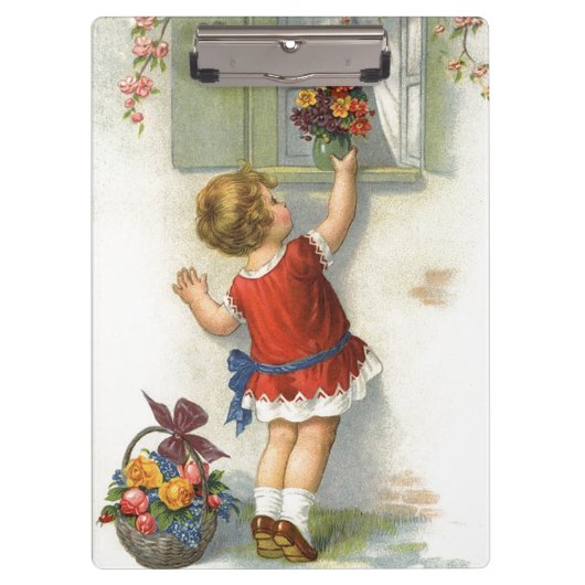 Glücklicher Mutter-Tag - Vintag Klemmbrett (Vorderseite)