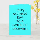 GLÜCKLICHER MUTTER TAG ZU KARTEN (Gelbe Blume)