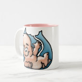 Glücklicher Mutter-Tag Zweifarbige Tasse (Vorderseite Links)