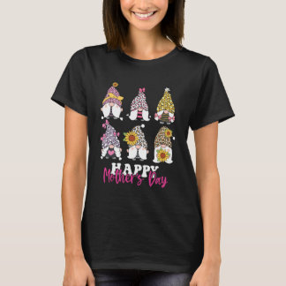 Glücklicher Muttertag 2023 Muttertag Gnomies Leopa T-Shirt