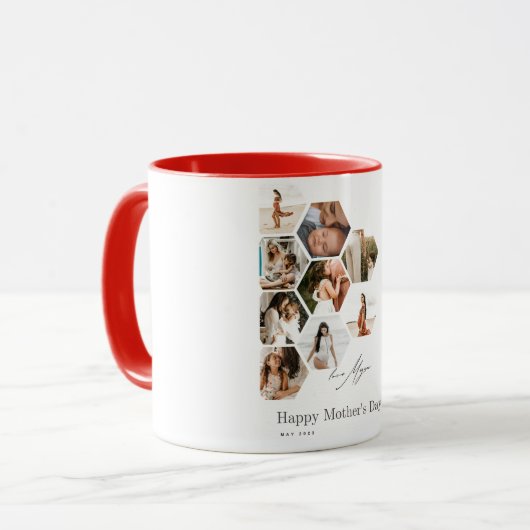 Glücklicher Muttertag 2025 Liebe Tasse (Vorderseite Links)