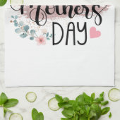 Glücklicher Muttertag 2025 Niedlicher Blumenkohl f Geschirrtuch (Gefaltet)