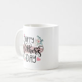 Glücklicher Muttertag 2025 Niedlicher Blumenkohl f Kaffeetasse (Vorderseite Links)