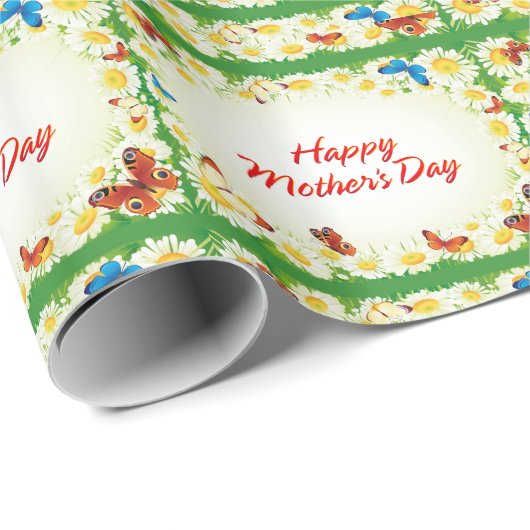 Glücklicher Muttertag 21 Geschenkpapier (Rolleneckpunkt)