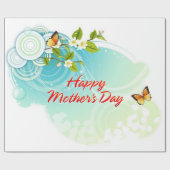 Glücklicher Muttertag 22 Geschenkpapier (Flach)