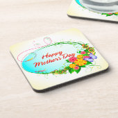 Glücklicher Muttertag 6 Untersetzer (Linke Seite)